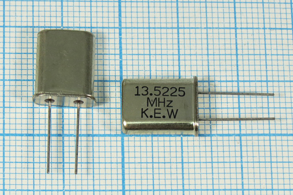 13522,5 \HC49U\20\\\\1Г (KEW) --- Кварцевые резонаторы (пьезокерамические, диэлектрические, ПАВ (SAW), резонаторы из других пьезоматериалов)