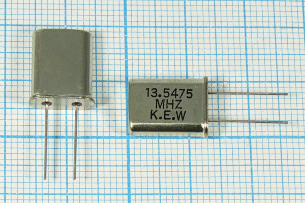 13547,5 \HC49U\20\\\\1Г (KEW) --- Кварцевые резонаторы (пьезокерамические, диэлектрические, ПАВ (SAW), резонаторы из других пьезоматериалов)