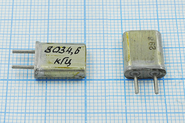 8034,6 \HC25U\\\\МА\1Г --- Кварцевые резонаторы (пьезокерамические, диэлектрические, ПАВ (SAW), резонаторы из других пьезоматериалов)