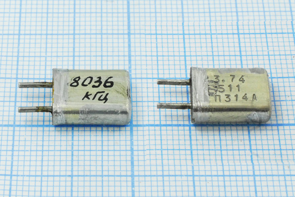 8036 \HC25U\\\\МА\1Г --- Кварцевые резонаторы (пьезокерамические, диэлектрические, ПАВ (SAW), резонаторы из других пьезоматериалов)