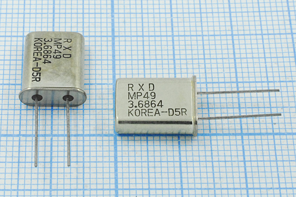 3686,4 \HC49U\18\ 50\\MP49\1Г (RXD) --- Кварцевые резонаторы (пьезокерамические, диэлектрические, ПАВ (SAW), резонаторы из других пьезоматериалов)