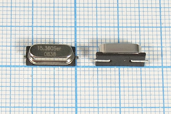 15360 \SMD49S4\S\ 20\ 50/-40~85C\\1Г (15.360Ser) --- Кварцевые резонаторы (пьезокерамические, диэлектрические, ПАВ (SAW), резонаторы из других пьезоматериалов)