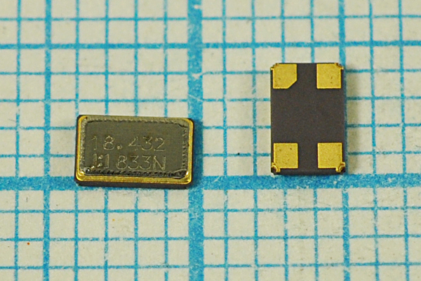 18432 \SMD04025C4\12\ 10\ 30/-40~85C\E4SB\1Г --- Кварцевые резонаторы (пьезокерамические, диэлектрические, ПАВ (SAW), резонаторы из других пьезоматериалов)