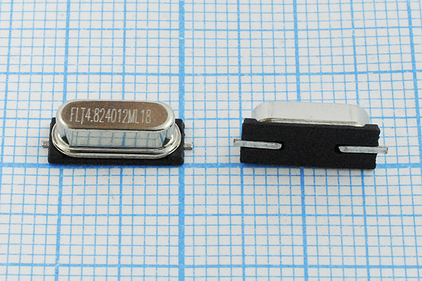 4824,012 \SMD49S4\18\ 30\ 30/-20~70C\HC-49SMA\1Г --- Кварцевые резонаторы (пьезокерамические, диэлектрические, ПАВ (SAW), резонаторы из других пьезоматериалов)