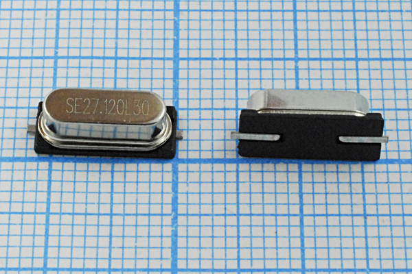 27120 \SMD49S4\30\ 10\ 30/-40~85C\49S-SMD\1Г --- Кварцевые резонаторы (пьезокерамические, диэлектрические, ПАВ (SAW), резонаторы из других пьезоматериалов)