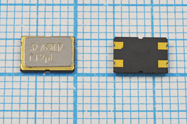32768 \SMD07050C4\12\ 10\ 30/-40~85C\KC7\1Г --- Кварцевые резонаторы (пьезокерамические, диэлектрические, ПАВ (SAW), резонаторы из других пьезоматериалов)