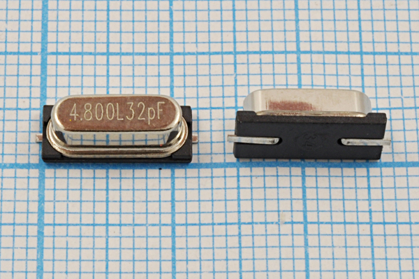 4800 \SMD49S4\32\ 20\ 50/-40~85C\\1Г (4.800L32pF) --- Кварцевые резонаторы (пьезокерамические, диэлектрические, ПАВ (SAW), резонаторы из других пьезоматериалов)