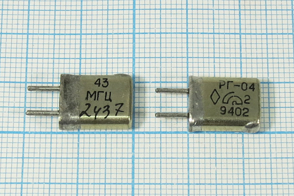 43000 \HC25U\\\\РГ04МА\3Г --- Кварцевые резонаторы (пьезокерамические, диэлектрические, ПАВ (SAW), резонаторы из других пьезоматериалов)