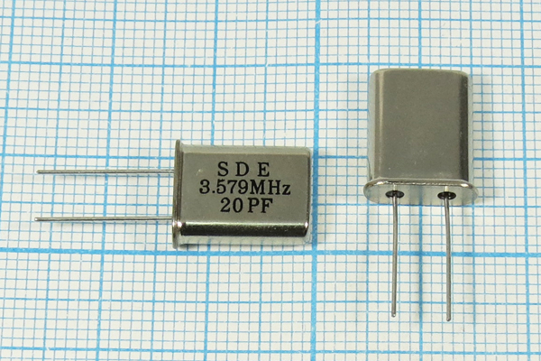 3579,545 \HC49U\20\ 30\\49U[SDE]\1Г (SDE20) --- Кварцевые резонаторы (пьезокерамические, диэлектрические, ПАВ (SAW), резонаторы из других пьезоматериалов)