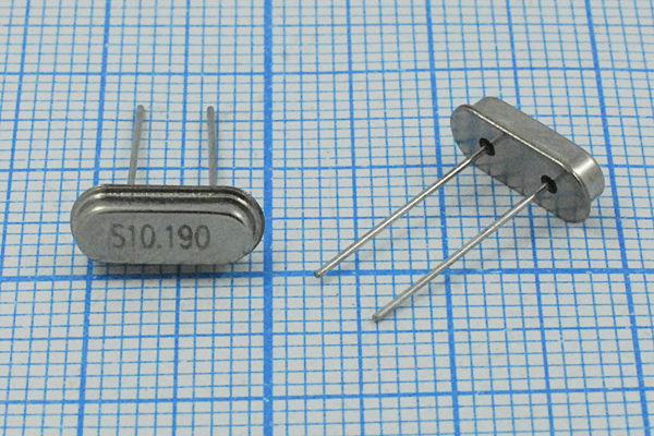 10190 \HC49S2\30\ 20\\49S3[SDE]\1Г (S10.190) --- Кварцевые резонаторы (пьезокерамические, диэлектрические, ПАВ (SAW), резонаторы из других пьезоматериалов)