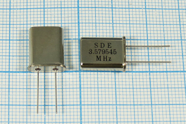 3579,545 \HC49U\12\ 30\\49U[SDE]\1Г (SDE3.579545MH --- Кварцевые резонаторы (пьезокерамические, диэлектрические, ПАВ (SAW), резонаторы из других пьезоматериалов)