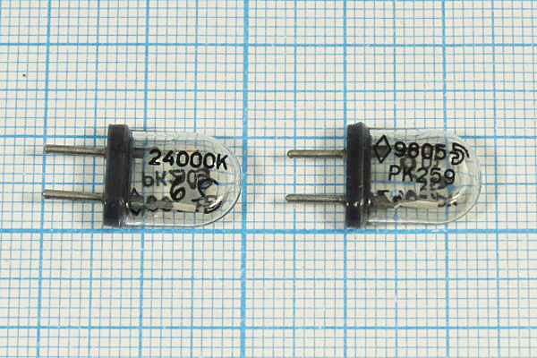 24000 \КА\\\\РК259\1Г --- Кварцевые резонаторы (пьезокерамические, диэлектрические, ПАВ (SAW), резонаторы из других пьезоматериалов)