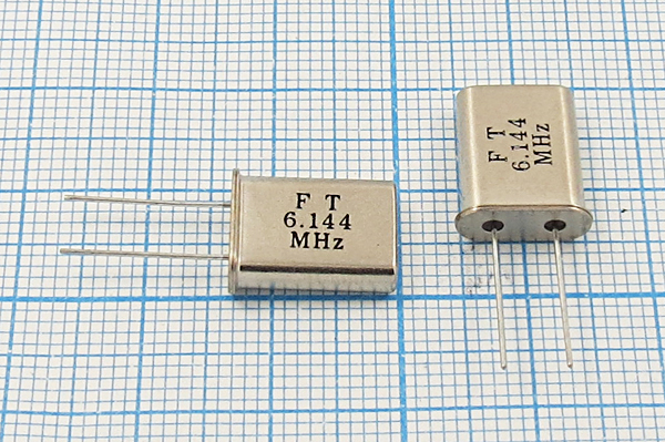 6144 \HC49U\S\ 30\\U[FT]\1Г (FT 6.144 MHz) --- Кварцевые резонаторы (пьезокерамические, диэлектрические, ПАВ (SAW), резонаторы из других пьезоматериалов)