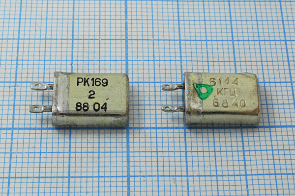 6144 \МВ\\ 15\ 40/-40~70C\РК169МВ-6ВТ\1Г --- Кварцевые резонаторы (пьезокерамические, диэлектрические, ПАВ (SAW), резонаторы из других пьезоматериалов)