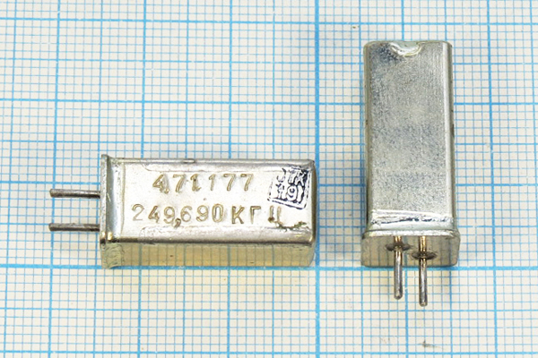 249,69 \УГ\\\\\1Г 11x11x25 --- Кварцевые резонаторы (пьезокерамические, диэлектрические, ПАВ (SAW), резонаторы из других пьезоматериалов)