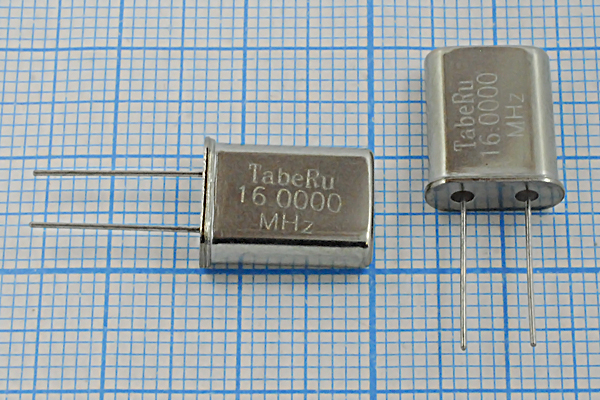 16000 \HC49U\16\\\\1Г (TabeRu) --- Кварцевые резонаторы (пьезокерамические, диэлектрические, ПАВ (SAW), резонаторы из других пьезоматериалов)