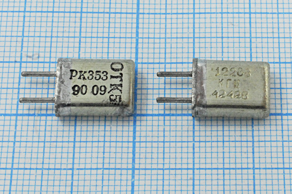 12288 \HC25U\S\\\РК353МА\1Г (12288 КГЦ РК353) --- Кварцевые резонаторы (пьезокерамические, диэлектрические, ПАВ (SAW), резонаторы из других пьезоматериалов)