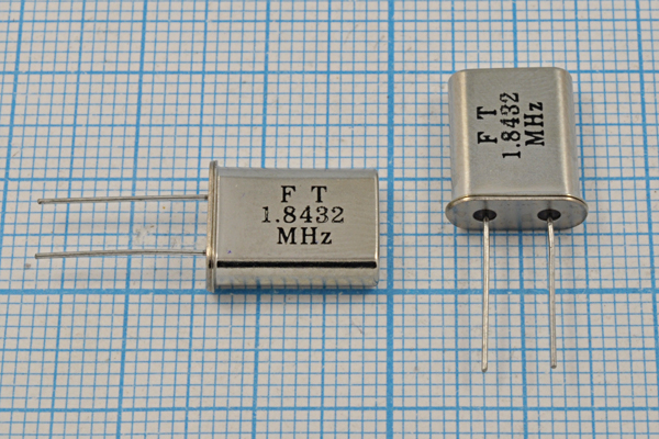 1843,2 \HC49U\16\ 30\\U[FT]\1Г (FT 1.8432MHz) --- Кварцевые резонаторы (пьезокерамические, диэлектрические, ПАВ (SAW), резонаторы из других пьезоматериалов)
