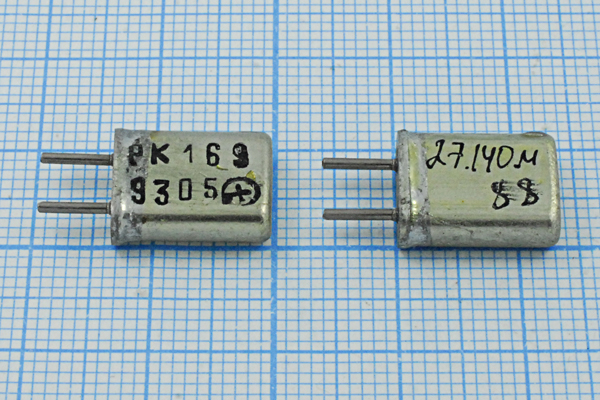 27140 \HC25U\\\\РК169МА\3Г (27.140М РК169) --- Кварцевые резонаторы (пьезокерамические, диэлектрические, ПАВ (SAW), резонаторы из других пьезоматериалов)