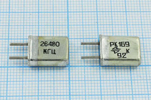 26480 \HC25U\\\\РК169МА\3Г --- Кварцевые резонаторы (пьезокерамические, диэлектрические, ПАВ (SAW), резонаторы из других пьезоматериалов)