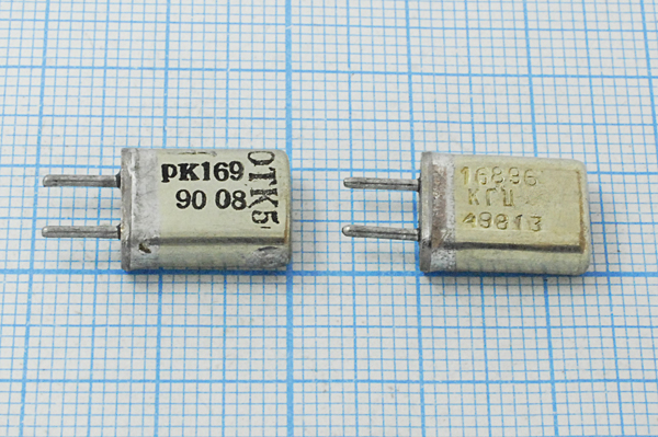 16896 \HC25U\\\\РК169МА\1Г --- Кварцевые резонаторы (пьезокерамические, диэлектрические, ПАВ (SAW), резонаторы из других пьезоматериалов)