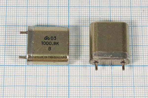 1000,8 \HC6U\S\\\БА\1Г --- Кварцевые резонаторы (пьезокерамические, диэлектрические, ПАВ (SAW), резонаторы из других пьезоматериалов)