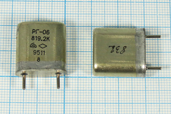 819,2 \HC6U\\\\РГ06БА\1Г --- Кварцевые резонаторы (пьезокерамические, диэлектрические, ПАВ (SAW), резонаторы из других пьезоматериалов)
