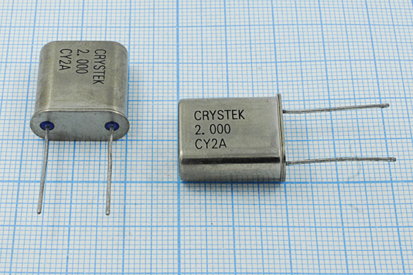 2000 \HC33U\S\\\\1Г CRYSTEK --- Кварцевые резонаторы (пьезокерамические, диэлектрические, ПАВ (SAW), резонаторы из других пьезоматериалов)