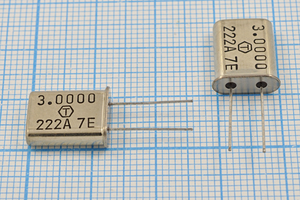 3000 \HC49U\32\\\\1Г (3.0000 222A7E) --- Кварцевые резонаторы (пьезокерамические, диэлектрические, ПАВ (SAW), резонаторы из других пьезоматериалов)
