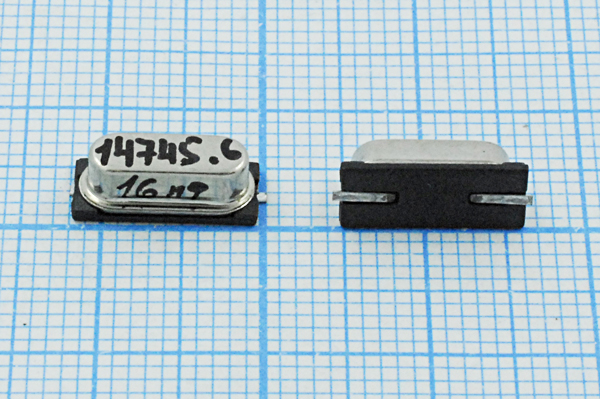 14745,6 \SMD49S4\16\ 30\\\1Г бм --- Кварцевые резонаторы (пьезокерамические, диэлектрические, ПАВ (SAW), резонаторы из других пьезоматериалов)