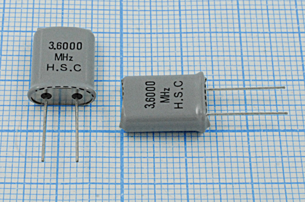 3600 \HC49U\18\\\\1Г +SL (HSC 3.6000MHz ) --- Кварцевые резонаторы (пьезокерамические, диэлектрические, ПАВ (SAW), резонаторы из других пьезоматериалов)