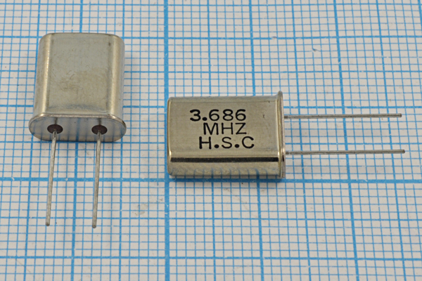 3686,4 \HC49U\18\\\\1Г (3.686 MHz H.S.C) --- Кварцевые резонаторы (пьезокерамические, диэлектрические, ПАВ (SAW), резонаторы из других пьезоматериалов)
