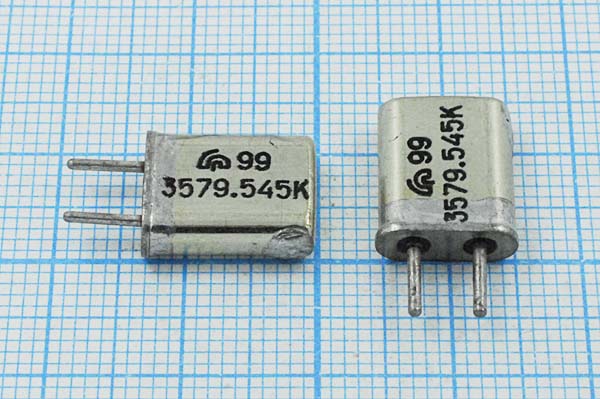 3579,545 \HC25U\\\\МА\1Г --- Кварцевые резонаторы (пьезокерамические, диэлектрические, ПАВ (SAW), резонаторы из других пьезоматериалов)