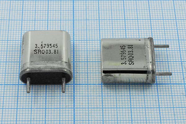 3579,545 \HC6U\32\\\БА\1Г (3.579545 SRQ) --- Кварцевые резонаторы (пьезокерамические, диэлектрические, ПАВ (SAW), резонаторы из других пьезоматериалов)