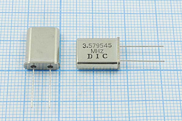 3579,545 \HC49U\12\\\\1Г (DIC) --- Кварцевые резонаторы (пьезокерамические, диэлектрические, ПАВ (SAW), резонаторы из других пьезоматериалов)