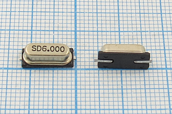 6000 \SMD49S4\18\\\SX-1\1Г (SD6.000) --- Кварцевые резонаторы (пьезокерамические, диэлектрические, ПАВ (SAW), резонаторы из других пьезоматериалов)