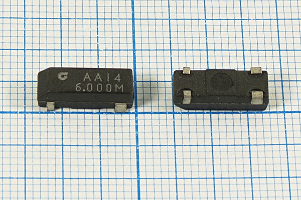 6000 \SMD12545P4\\\ /-40~85C\CM309S\1Г (AAI4) --- Кварцевые резонаторы (пьезокерамические, диэлектрические, ПАВ (SAW), резонаторы из других пьезоматериалов)