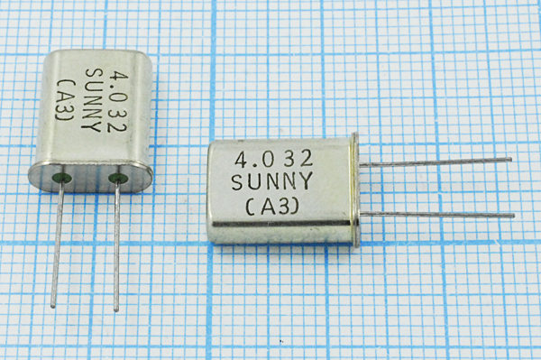 4032 \HC49U\33\\\SA[SUNNY]\1Г (SUNNY) --- Кварцевые резонаторы (пьезокерамические, диэлектрические, ПАВ (SAW), резонаторы из других пьезоматериалов)
