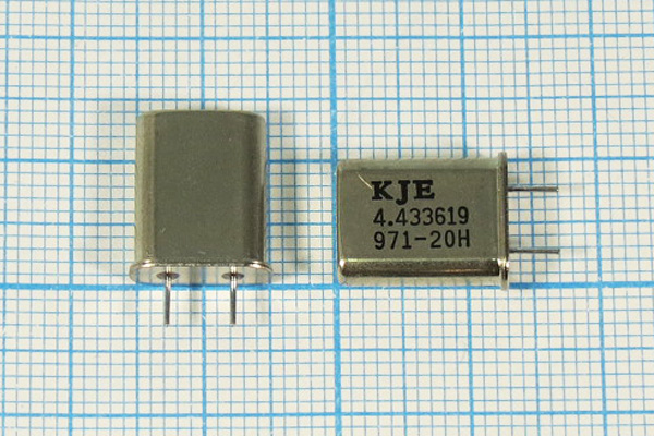 4433,619 \HC49U\42\\\\1Г 4мм (KJE 4.433619) --- Кварцевые резонаторы (пьезокерамические, диэлектрические, ПАВ (SAW), резонаторы из других пьезоматериалов)