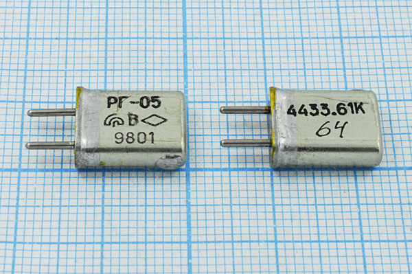 4433,619 \HC25U\\\\РГ05МА\1Г --- Кварцевые резонаторы (пьезокерамические, диэлектрические, ПАВ (SAW), резонаторы из других пьезоматериалов)