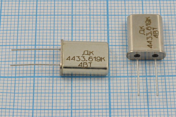 4433,619 \HC49U\S\  5\ 40/-40~70C\РК374МД-4ВТ\1Г --- Кварцевые резонаторы (пьезокерамические, диэлектрические, ПАВ (SAW), резонаторы из других пьезоматериалов)