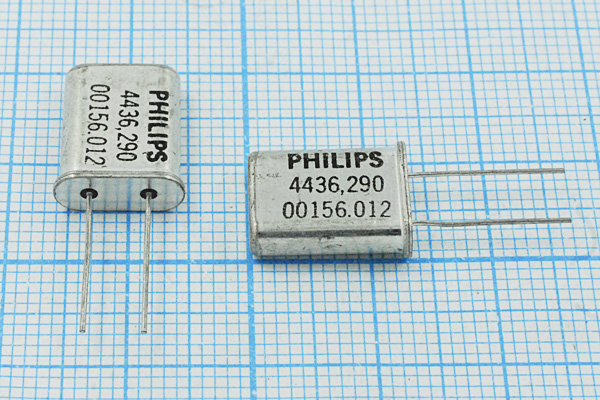 4436,290 \HC49U\\\\HC49U[PHILIPS]\1Г --- Кварцевые резонаторы (пьезокерамические, диэлектрические, ПАВ (SAW), резонаторы из других пьезоматериалов)