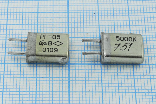 5000 \HC25U\\\\РГ05МА\1Г --- Кварцевые резонаторы (пьезокерамические, диэлектрические, ПАВ (SAW), резонаторы из других пьезоматериалов)