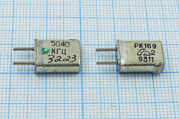 5040 \HC25U\\\\РК169МА\1Г --- Кварцевые резонаторы (пьезокерамические, диэлектрические, ПАВ (SAW), резонаторы из других пьезоматериалов)