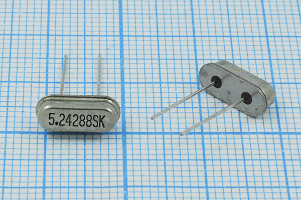 5242,88 \HC49S3\12\\\\1Г (5.24288SK) --- Кварцевые резонаторы (пьезокерамические, диэлектрические, ПАВ (SAW), резонаторы из других пьезоматериалов)
