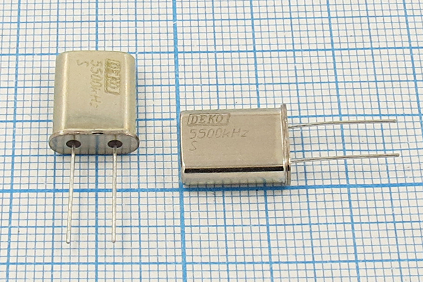 5500 \HC49U\S\ 30\ 40/-40~70C\РК374МД-8ВТ\1Г (DEKO --- Кварцевые резонаторы (пьезокерамические, диэлектрические, ПАВ (SAW), резонаторы из других пьезоматериалов)