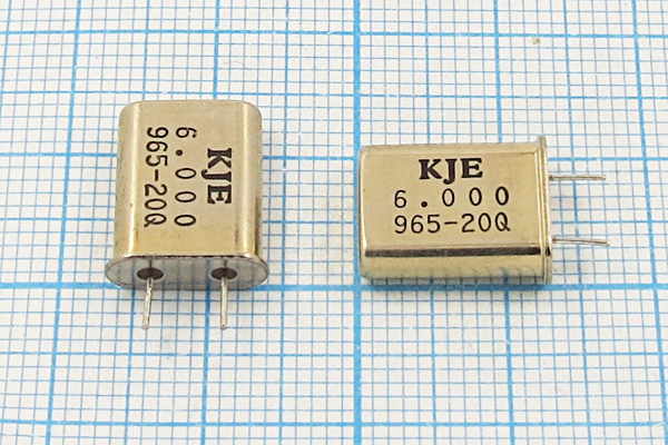 6000 \HC49U\16\ 20\ 50/-40~85C\\1Г 4мм (KJE) --- Кварцевые резонаторы (пьезокерамические, диэлектрические, ПАВ (SAW), резонаторы из других пьезоматериалов)