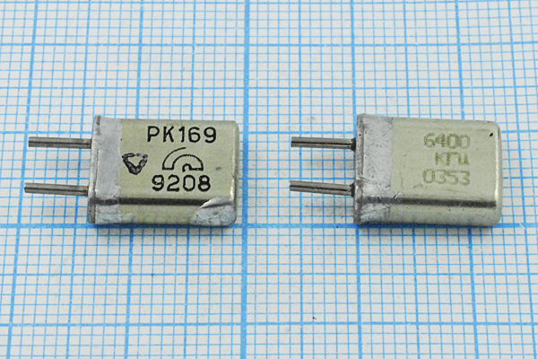 6400 \HC25U\\\\РК169МА\1Г --- Кварцевые резонаторы (пьезокерамические, диэлектрические, ПАВ (SAW), резонаторы из других пьезоматериалов)