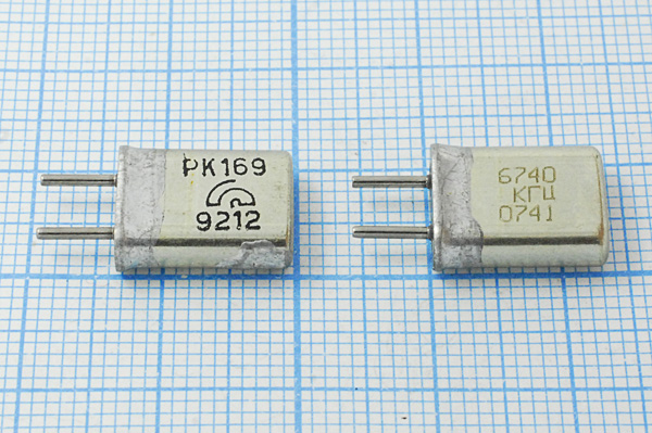 6740 \HC25U\\\\РК169МА\1Г (6740КГЦ РК169) --- Кварцевые резонаторы (пьезокерамические, диэлектрические, ПАВ (SAW), резонаторы из других пьезоматериалов)