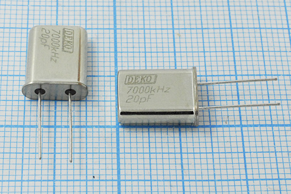 7000 \HC49U\20\ 30\ 40/-40~70C\РК374МД-8ВТ\1Г (DEK --- Кварцевые резонаторы (пьезокерамические, диэлектрические, ПАВ (SAW), резонаторы из других пьезоматериалов)
